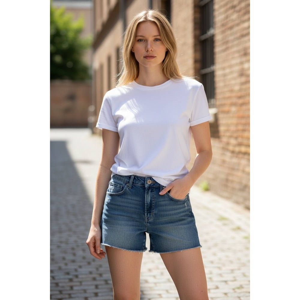 Divided‎ Light Blue Jean Shorts